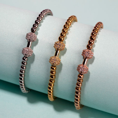 Pump | 18k Gold | Crystal Fitness Bracelet